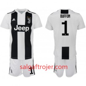 Juventus Fodboldtrøjer Buffon 1 Børn Hjemmebanesæt 2018/19 Kort ærmer